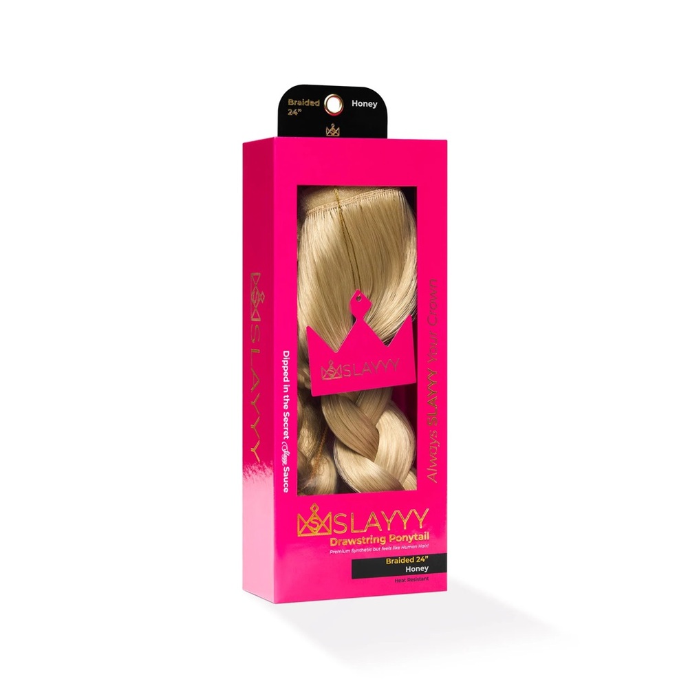 Honey Blonde NonToxic Synthetic Braided Ponytail